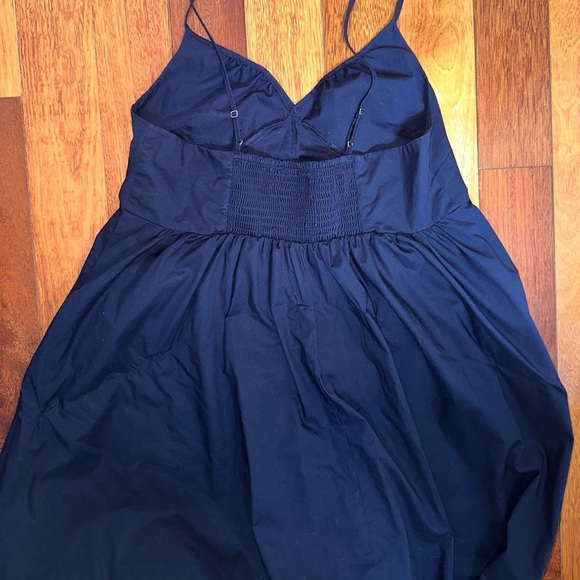 GAP | Dark blue spaghetti strap cotton dress w/ pockets size large - Picture 5 of 6